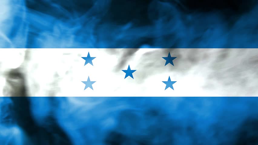 National Flag of Honduras Made Stock Footage Video (100% Royalty-free