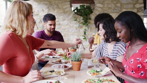 Friends Gathered On Rooftop Terrace Stock Footage Video 100 Royalty Free Shutterstock