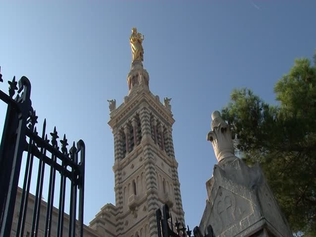 Cathedral of Notre Dame in Marseille France