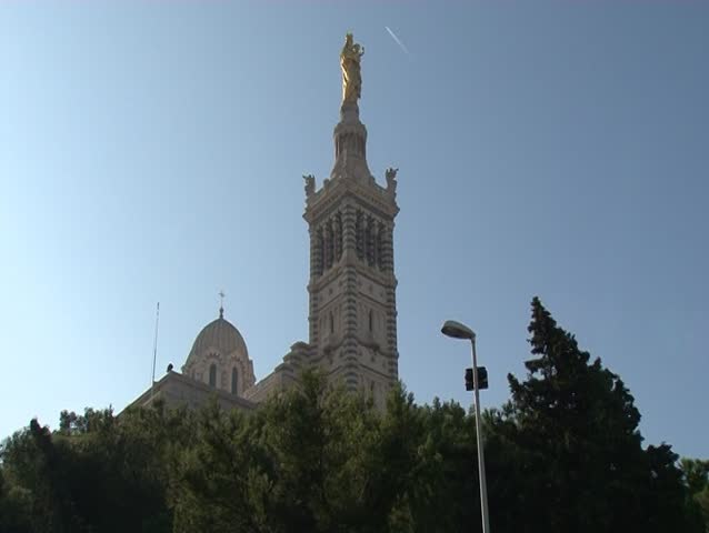 Cathedral of Notre Dame in Marseille France