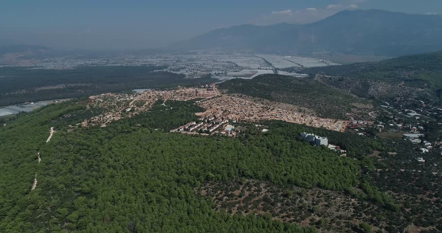 Holiday village in the forest/