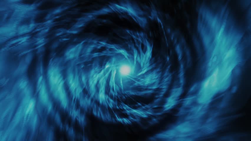 Blue Energy Vortex Tunnel Loopable Motion Background Royalty-Free Stock Footage #1019814463
