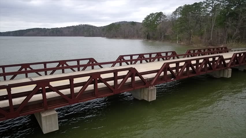Highway with a bridge