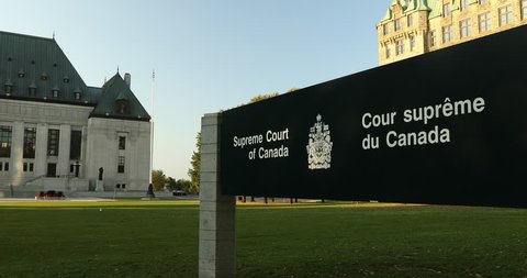 Supreme Court of Canada near Parliament Hill in Ottawa, Ontario