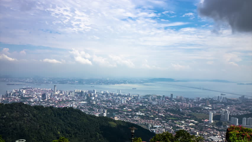 Time lapse of George Town Penang Malaysia