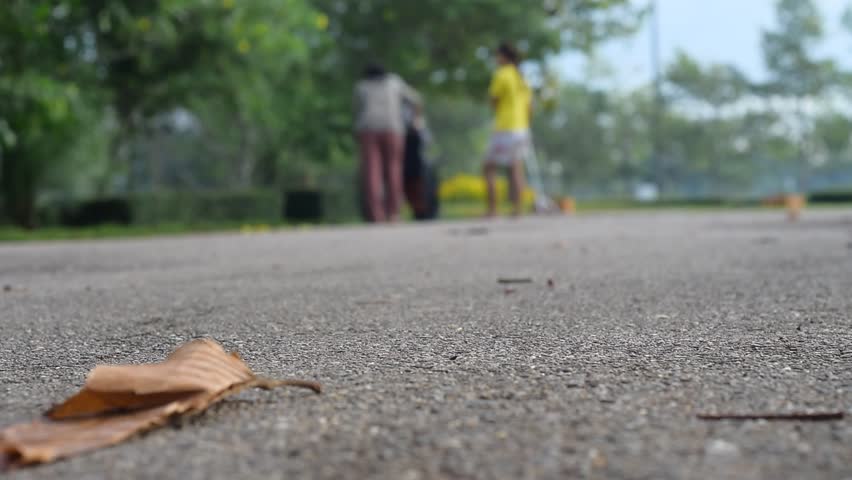 People with disabilities A walk in the park. 