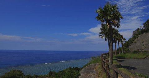 Amami island, Kagoshima / Japan - 09.22.2018 : It’s a nature location in Amami Kagoshima. 4K. camera : Canon EOS 5D mark4