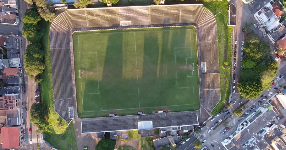 HIGH-RESOLUTION VIDEO OF A BRAZILIAN SOCCER FIELD, IN THE CITY OF PASSOS, MG