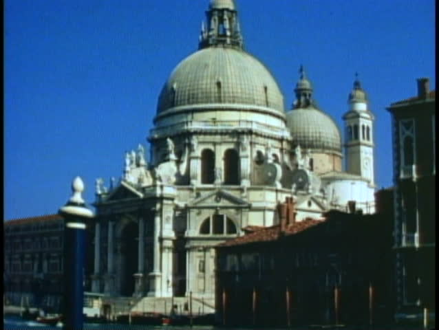 VENICE, ITALY, 1974, Churches of Venice, Santa Maria della Salute