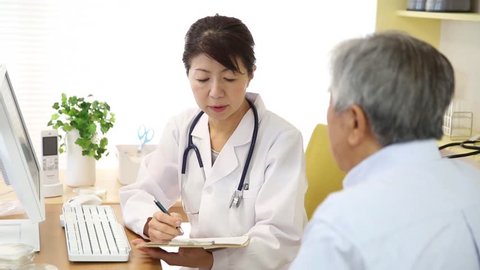 Female doctor, Japanese, consultation