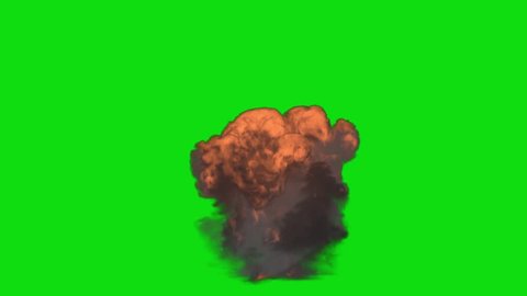 explosion green screen 