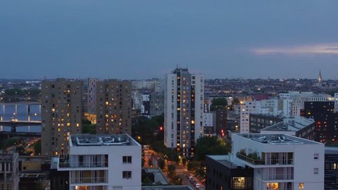 Cinemagraph of the city of Nantes, France. 
