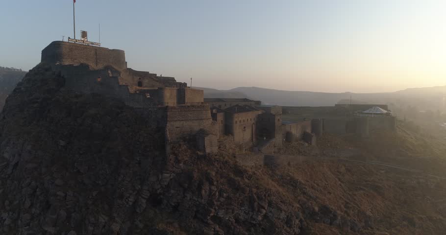 Aerial view of Kars Castle