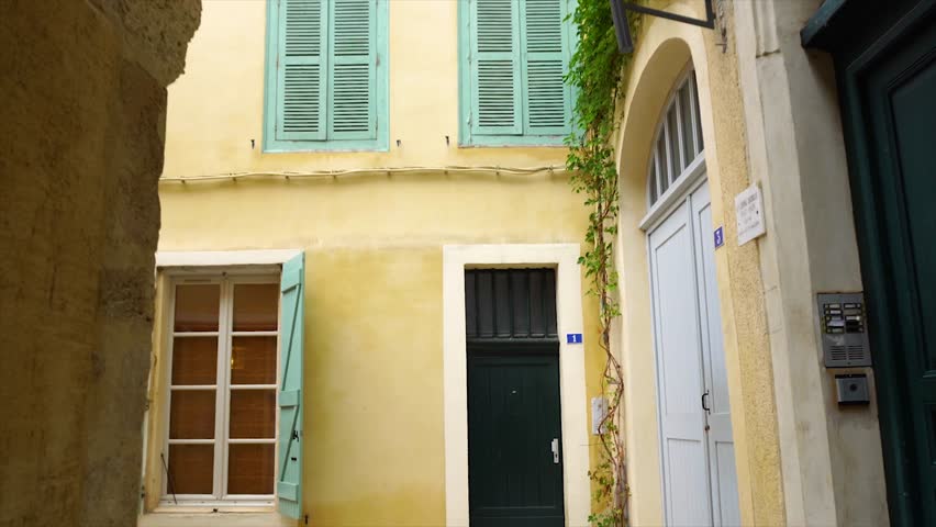 The city is a beautiful old street Auch, France.16.10. 2018