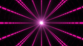 Pink Abstract Background Loop Tunnel