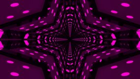 Pink Abstract Background Loop Tunnel