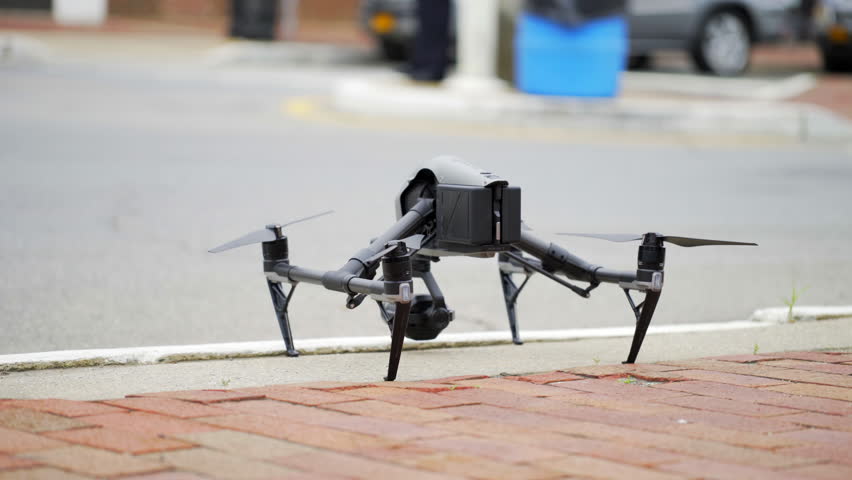 Professional Drone at Take Off