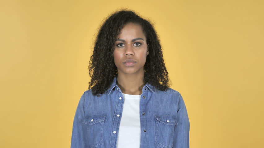 Hide and Seek,Smiling African Girl Hiding Her Face with Hands