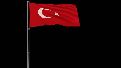 Turkish Flag Waving In The Stock Footage Video 100 Royalty Free 14421088 Shutterstock