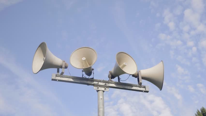 amplifier and speakers for mosque