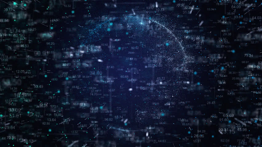 Mathematics Background Numbers Concept Particles Earth ...