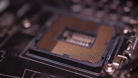 installing cpu processor in computer motherboard 4k