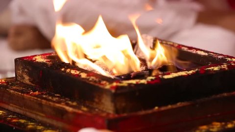 Fire,Agni havan kund,Indian Havan Kund, rituals of hindus yagya