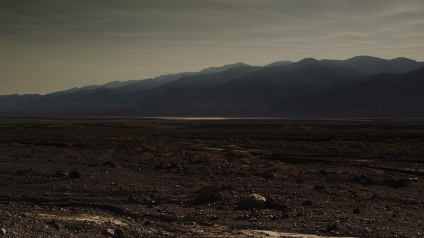Smoke Tendrils span above the Panamint Mountain Range in Death Valley National Park