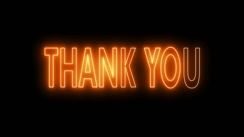 Thank You! in 5 different blinking colors Royalty-Free Stock Footage #1020497743