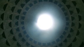 The Oculus at the Top of the Dome of the Pantheon in Rome, Italy. - Powered by Shutterstock - Get 15% off with code: PIKWIZARD15