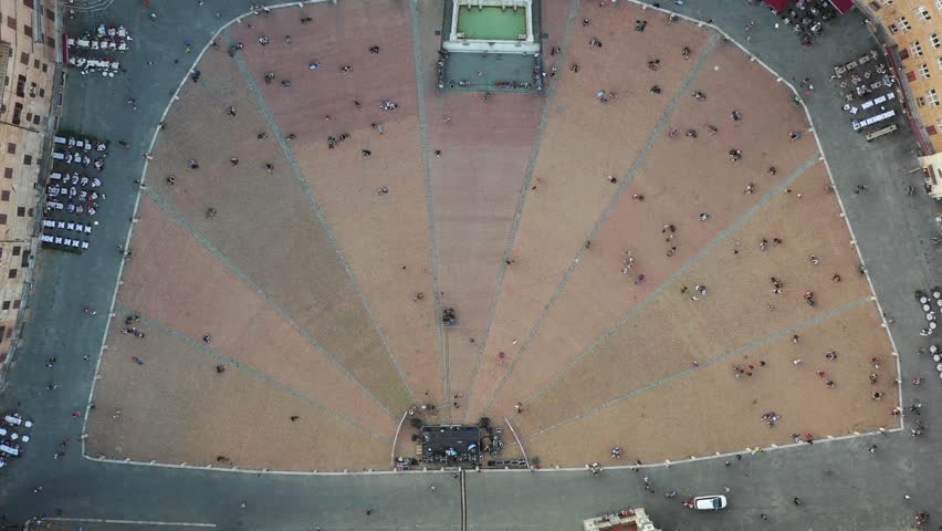 Bird Eye View - Piazza del Campo - Siena 