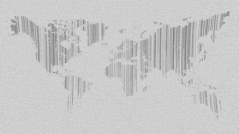 Global technology world map, flat Earth, globe worldmap icon, 3d rendering backgroung