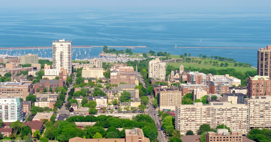 Drone Shot, Milwaukee Wisconsin