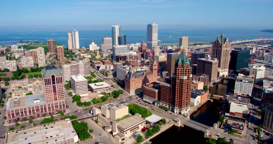 Drone Shot, Milwaukee Wisconsin