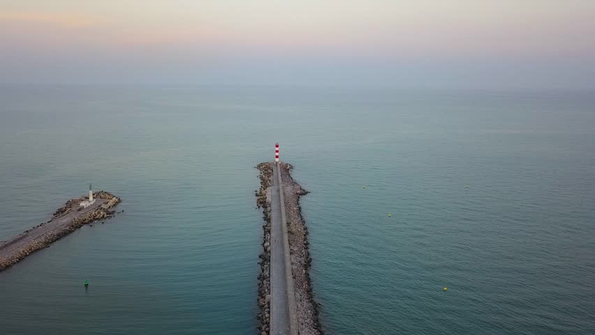 light house from the sky 