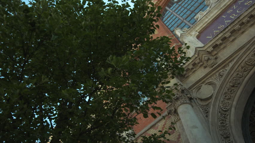 Pan of the Beautiful, Decorative Facade of the Great Market Hall Building