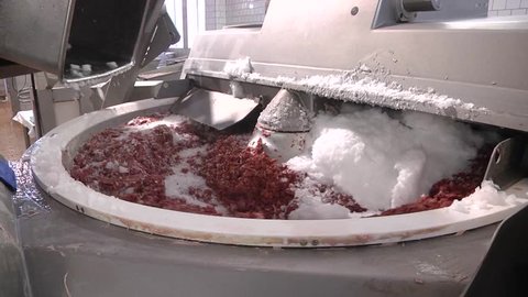 meat production process making minced pork Stock Footage Video (100% ...
