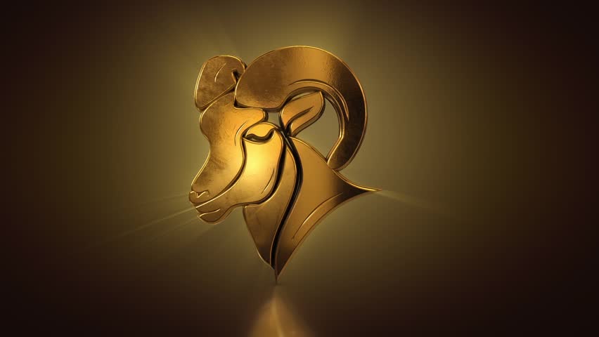 Gold Zodiac Animation Loop