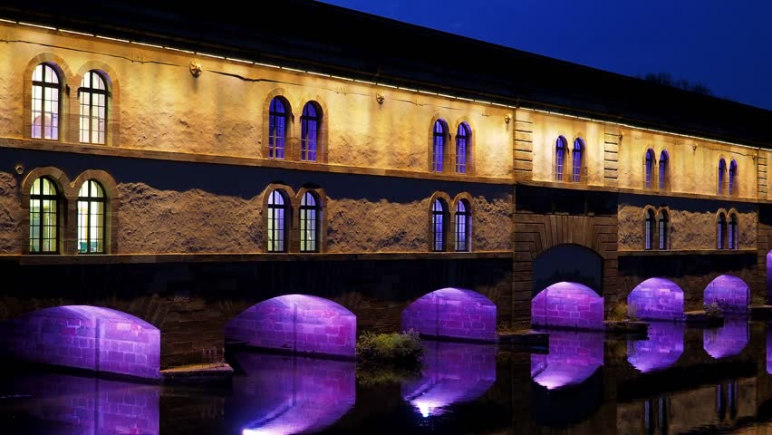 Ponts couverts in Strasbourg Alsace France