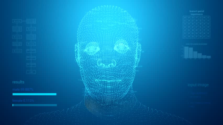 Facial Recognition System Royalty-Free Stock Footage #1020660658
