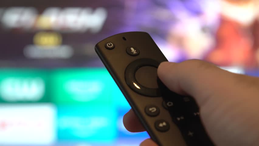 Using TV Remote Controller Royalty-Free Stock Footage #1020696964