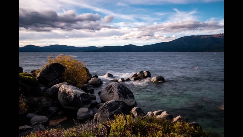 Lake Tahoe California time lapse