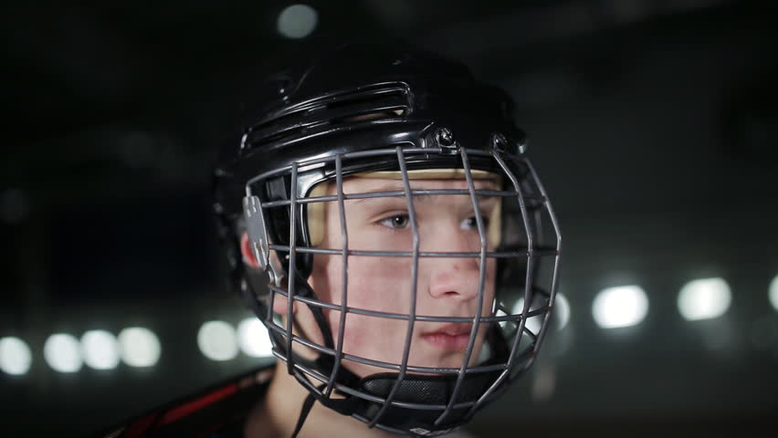 Handsome Hockey Player Smiling At Stock Footage Video 100 Royalty Free Shutterstock