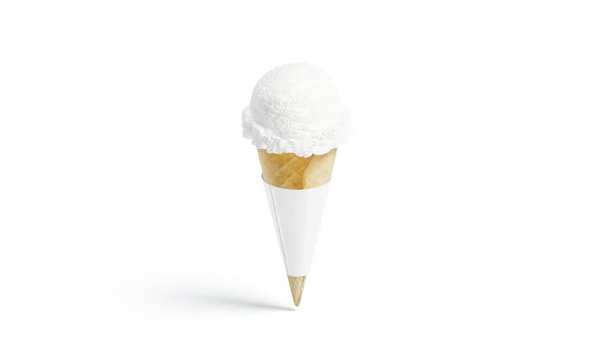 Download Blank White Ice Cream Cone Stock Footage Video 100 Royalty Free 1020756679 Shutterstock