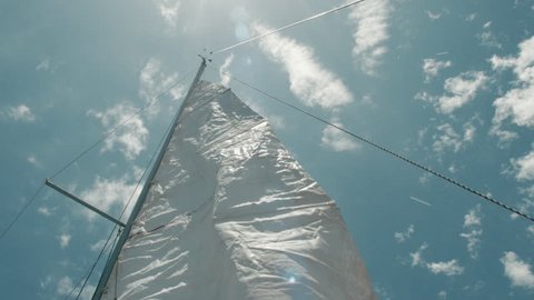 Main sail flapping
