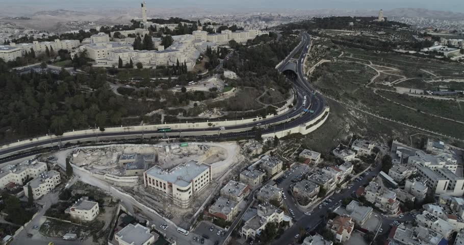 Jerusalem old city, Israel. View to Jerusalem city.