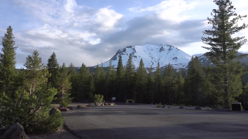 Lassen Volcanic National Park Lassen Peak View from the Devastated Area