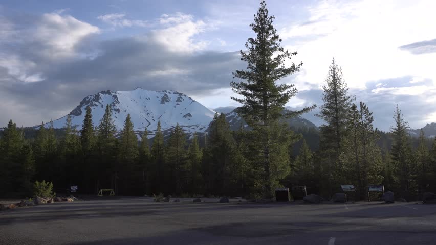Lassen Volcanic National Park Lassen Peak View from the Devastated Area