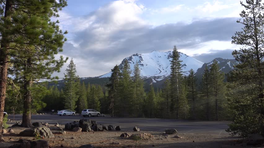 Lassen Volcanic National Park Lassen Peak View from the Devastated Area