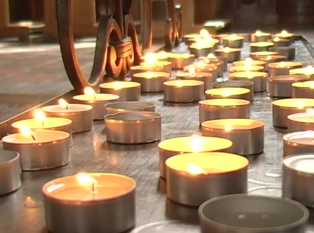 Candles in the church